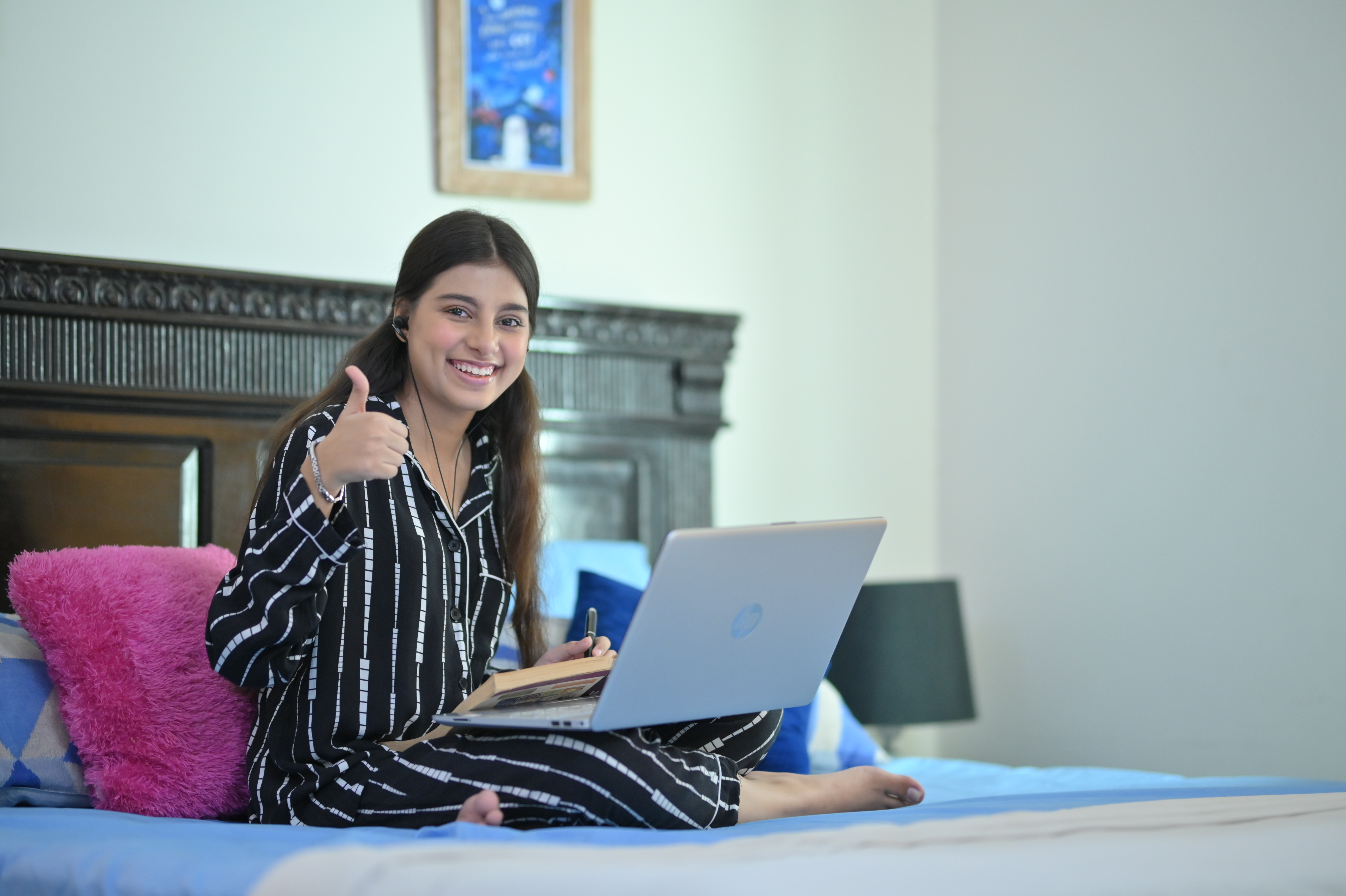 Happy student