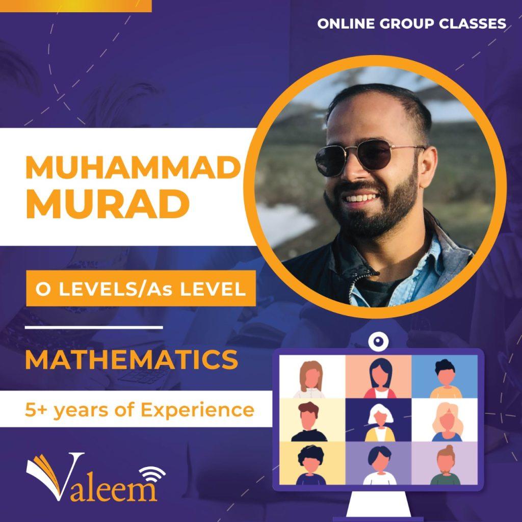 Cambridge International As Level Mathematics 9709 Valeem